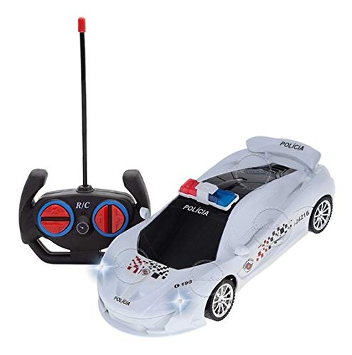 Brinquedo Infantil Carrinho De Policia Controle Remoto Luz carrinho controle remoto viatura policia