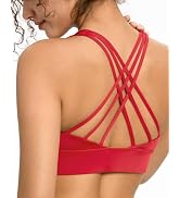 Sports Bras for Women High Impact Sports Bra - Removable Padded Yoga Racerback Bra Workout Crop Tops