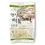 Apexy Korean Rice Cake Tteokbokkik Rice Cake, Chewy Tteok, Authentic Korean Street Food Snack, Perfect with Cheese and Ramen Noodles, No MSG, and Gluten Free, Non-GMO 21.16 oz Pack of 1