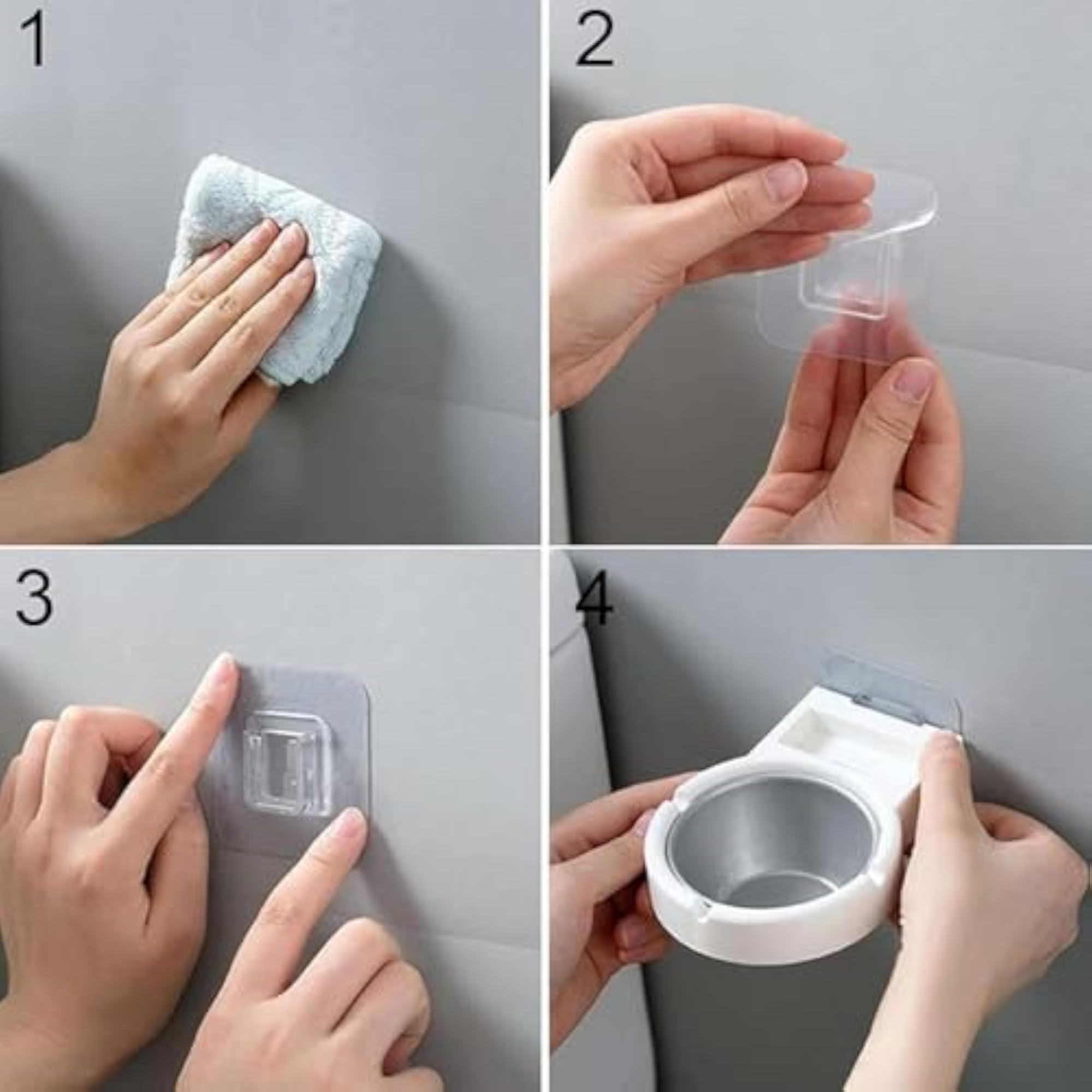 Wall-Mounted Removable Ashtray with Anti-Fly Design