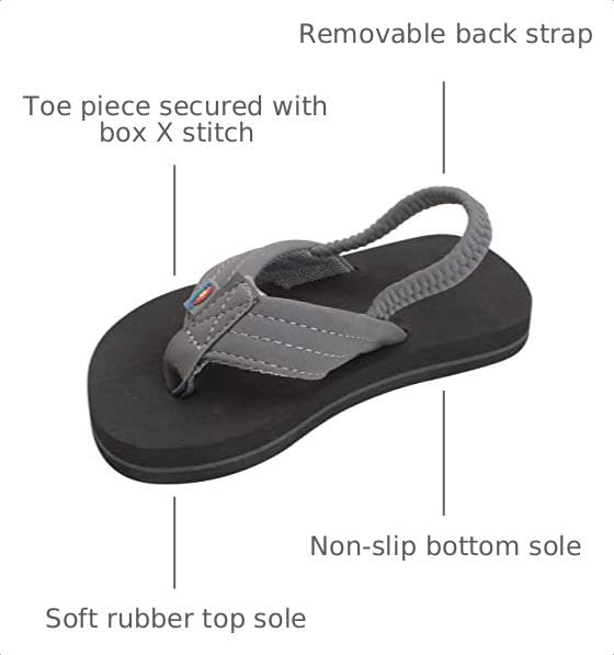 Image of Rainbow Sandals Kid's Grombow's Soft Top Rubber w /Neoprene Strap and Backstrap