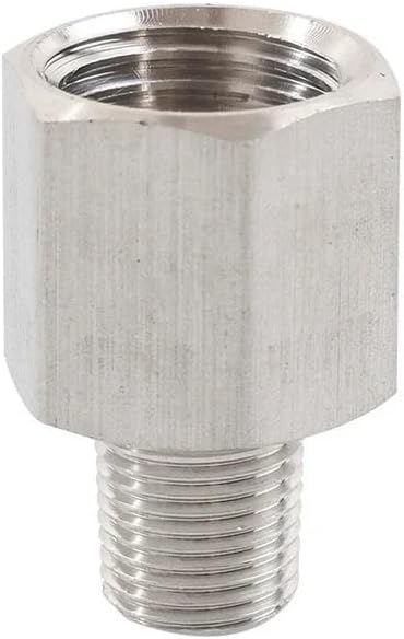 メス x オス BSP ねじ ステンレス鋼 高圧パイプ継手(M20x1.5 to BSP1)
