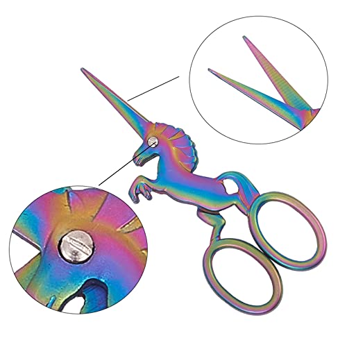 Stickscheren Set SUNNYCLUE im Storch- und Einhorn-Design