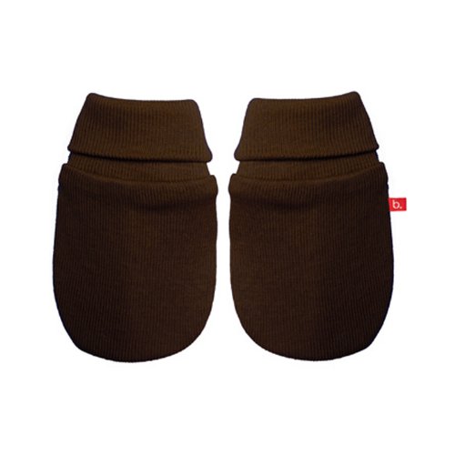 Manoplas Anti Arañazos Bebe. Color Chocolate. Talla Unica