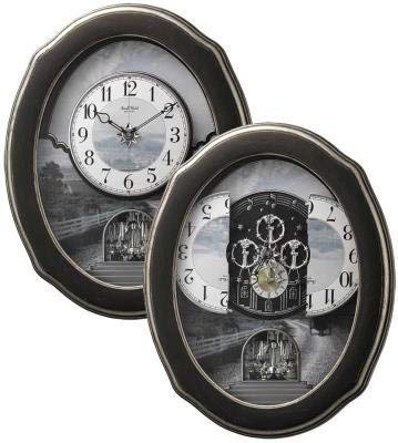 Rhythm Magic Motion Musical Clock - Joyful Homestead - (Micro Fiber Cloth Incl.)