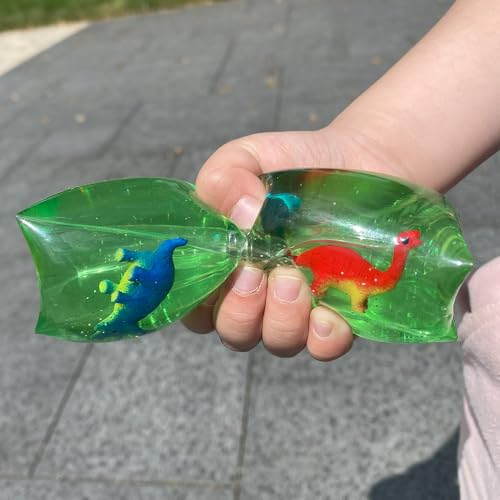 Winfried Kögler 1 x Wasserflutschi Flutschi Wasserschlange mit Dinos, ca. 12x4cm, 1 aus 4 Farben