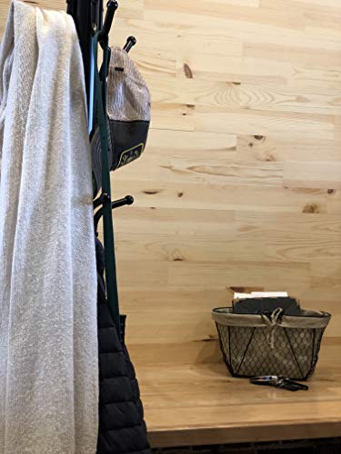 Timberchic Pine Wooden Wall Planks - Simple Peel & Stick Wall Covering Application for DIY Accent Wall & Home Improvement - Premium Modern Wall Paneling - (3\" Wide - 10 Sq. Ft., Baxter Blonde) - Thumbnail 2