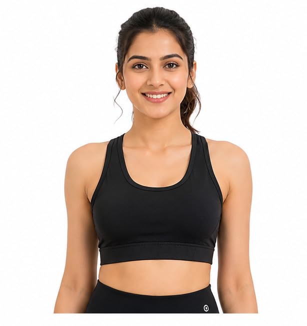 Women Sports Bra Black-image-42