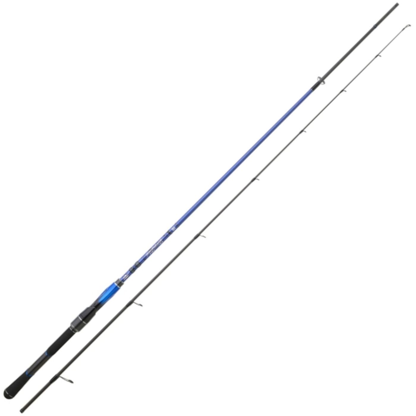 Deep Blue - Canna da pesca da spinning, 2,30 m, 10-45 g, per branzino, canna da pesca a spinning, canna da mare