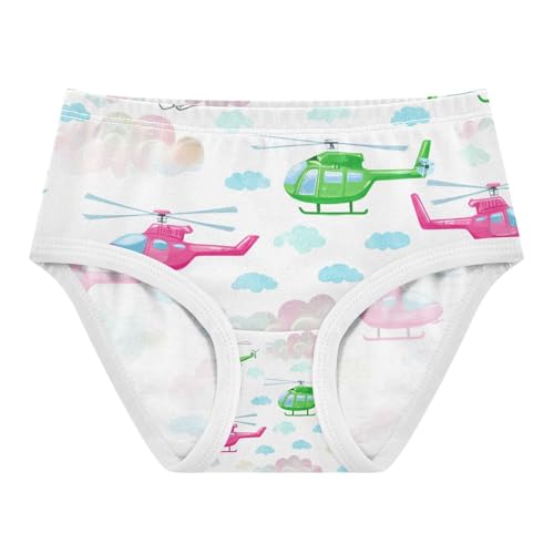 Colorful Helicopters Toddler Girls's Underwear 2T 202c1213
