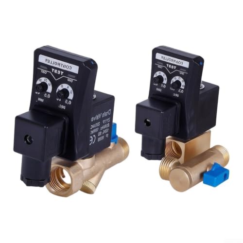 Minhe Válvula de drenaje automática programable de 1/2 NPT macho y voltaje DC12V A 3