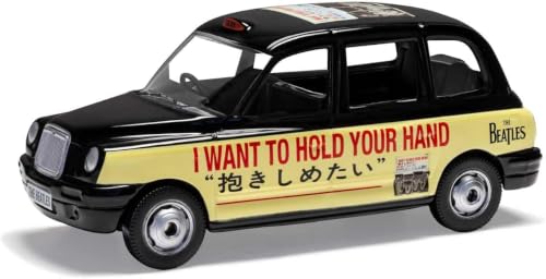 Corgi Diecast Model Cars – CC85934 The Beatles, London Taxi – ‘I Want to Hold Your Hand’ – 1:36 Pre-Built Model Vehicles Toy, Classic Metal Die Cast Collectible, Auto Toys Models for Adults – Yellow - Les Beatles, Paul McCartney, John Lennon, RIngo Starr, George Harrison Corgi Diecast Model Cars - CC85934 The Beatles, London Taxi - 'I Want to Hold Your Hand' - 1:36 Pre-Built Model Vehicles Toy, Classic Metal Die Cast Collectible, Auto Toys Models for Adults - Yellow