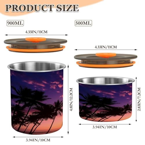 Envase Hermético para Café en Acero Inoxidable 30oz miniatura 2