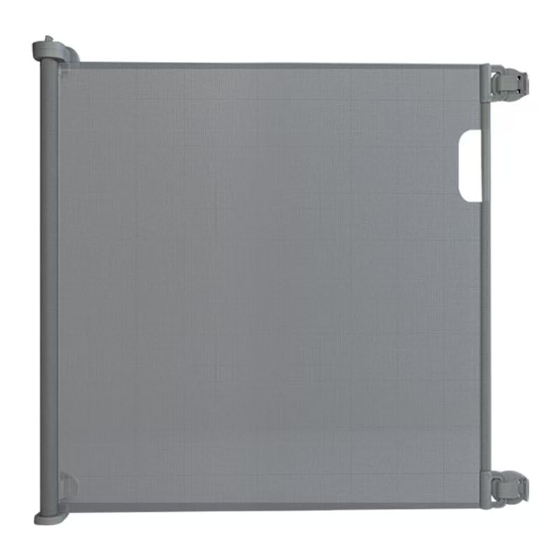 MeeruWorks Retractable Stair Gate for Baby Extendable Mesh Baby Gate & Dog Gate