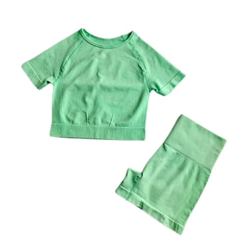 5 Conjuntos De Short e Colhete Sem Costura Respiravel Para - Treino, Ginasio, Academia, Yoga, Esport