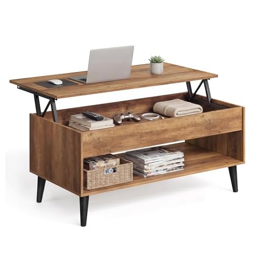 Stylish Lift Top Coffee Table for Convenience
