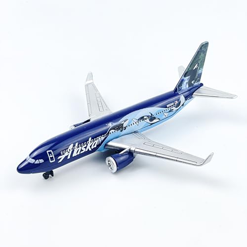 AVIAMUSE Model Airplane, Alaska West Coast Wonders Whales Planes Model Aircraft Suitable for Collection and Christmas, Birthday Gifts