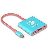 Switch TV Docking Station for Nintendo Switch/Steam Deck,Nintendo Switch TV Adapter Compatible wi...