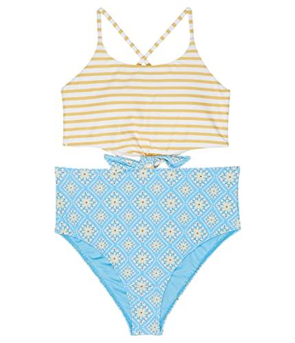Swim One Pieces O'NEILL Girls Melissa Tile Knot en Retro Blue taille 8 pour fille