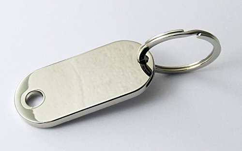 Llavero metálico resistente con espacio para escribir y clasificar accesos 3