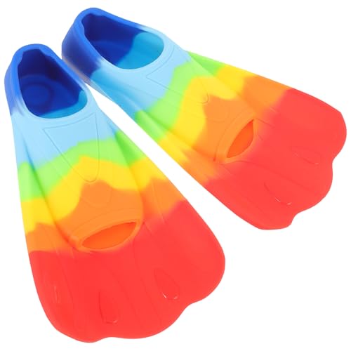 Palmes de natation silicone garçon filles XXS entraînement piscine snorkeling mer