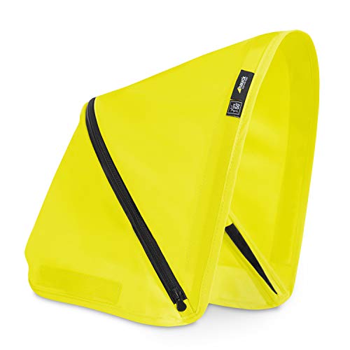 Hauck Swift X Canopy, Amarillo Neon - Capota Compatible Solo Con Sillas De Paseo Swift X - Parasol Carro Bebe Con Protección Uv 50 Y Zona De Ventilación