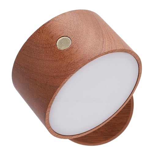 Lámpara de pared recargable de madera sólida FTVOGUE miniatura 2