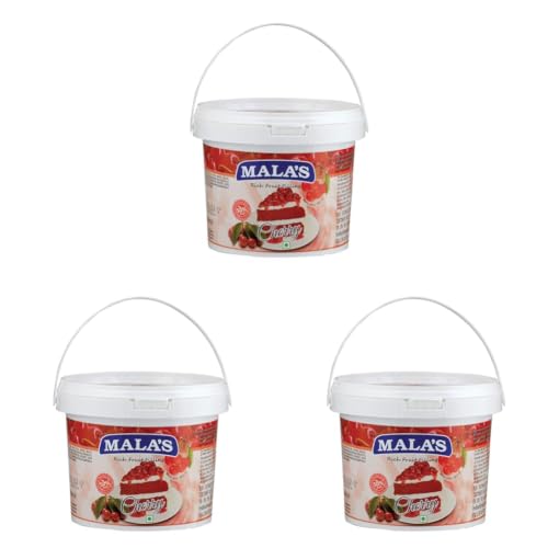 Image of Mala's Filling 1Kg (Cherry) (Pack of 3)