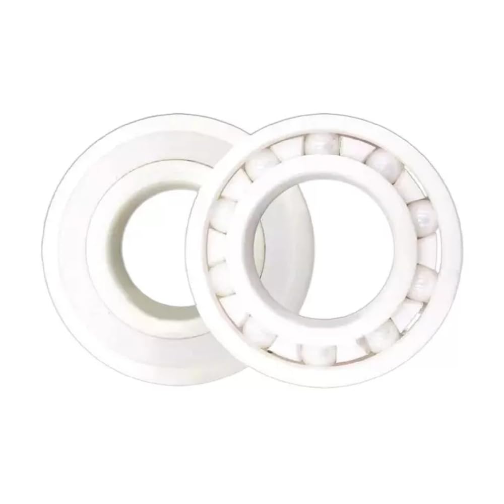 Zirconium Dioxide ZrO2 All-Ceramic Bearings 6200 6201 6202 6203 6204 6205 6206 6207 6208 6209 6210 6211 6212 6213 6214 6215 6216 6217 (1, 6201-2RS/P5 12X32X10mm)