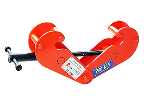 Pro-Lift-Werkzeuge 2 t Trägerklemme Montageklemme Balkenklemme 2000 kg Kettenzug Flanschklemme Cover