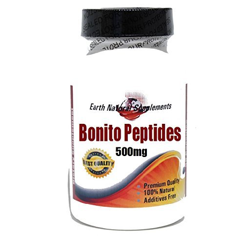 Bonito Peptides 500mg * 200 Capsules By Earth Natural Supplements