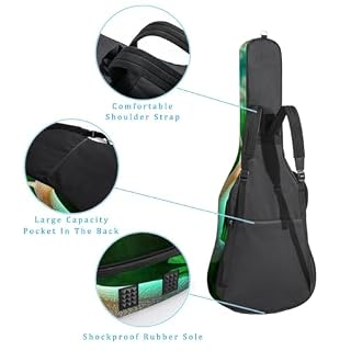 JRHEJTFZ Housse pour guitare acoustique de 1,9 cm d’épaisseur – Imperméable – Durable et élégant – Motif escargot mignon, Multicolore 5., 42.9×16.9×4.7 in, Motif imprimé tendance - Les Beatles, Paul McCartney, John Lennon, RIngo Starr, George Harrison JRHEJTFZ Housse pour guitare acoustique de 1,9 cm d'épaisseur - Imperméable - Durable et élégant - Motif escargot mignon, Multicolore 5., 42.9x16.9x4.7 in, Motif imprimé tendance – Image 3