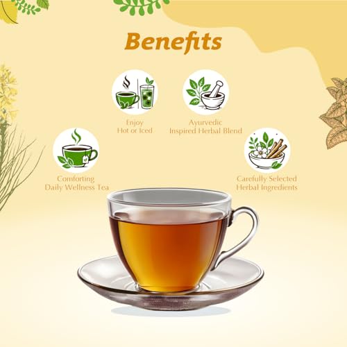 Image of Golden Tips Tea Herbyoga Ashwashuddhi Herbal Infusion Tea 100g | Natural Wellness Herbal Blend for Relaxation, Detox