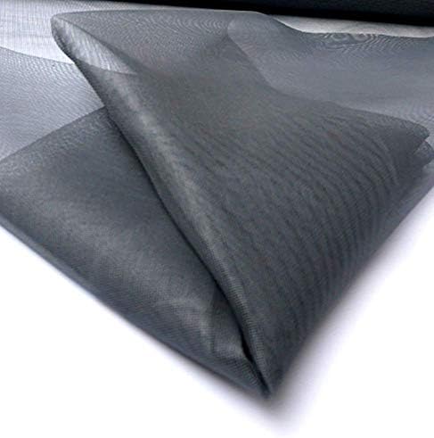Multipurpose Fiberglass Mesh Mosquito Screen Net Large Width and Invisible, Gray, 6.5x10ft(2x3M)