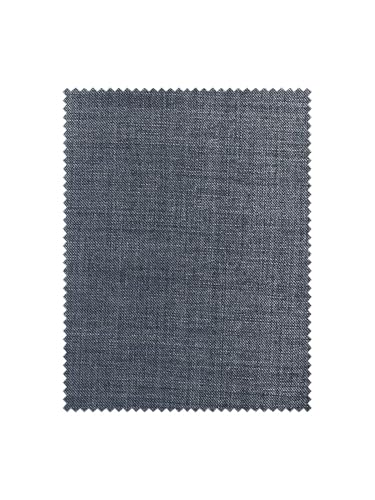 Paul Fredrick Men's Wool Sharkskin Pleated Pants Grey 383