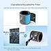 Imagen de Dr.Prepare Purificador de Aire HEPA Silencioso 15 dB Entrada de Aire de 360° Bajo Consumo 12 W Modo Reposo Prefiltro Lavable Purificador de Aire Portátil para Dormitorios y Oficinas