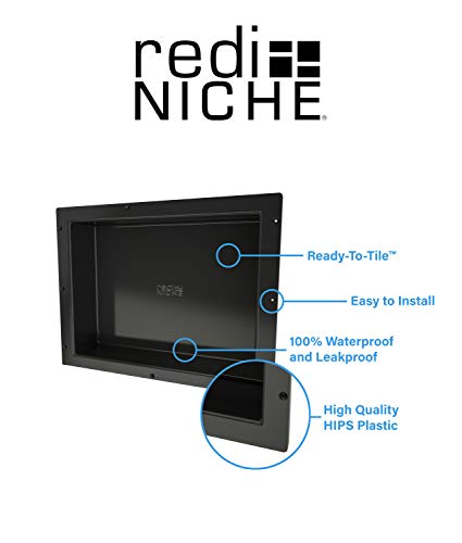 Tile Redi USA RND1614S-14 Shower Niche, 28