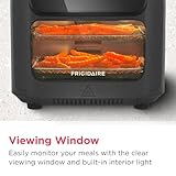 Frigidaire 5-in-1 Air Fryer Combo Oven with Viewing Window, Large 12.6 QT Capacity, Digital Display, 5 Cooking Modes, 7 Recipe Presets, Automatic Shake Reminder, PFAS-Free Cooking Surfaces, Black