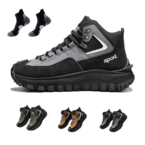 Thefirstyoung Work Boots - Arch Support, Puncture Smash Resistant, The First Young Shoes Men, Anti-Slip Slip On Sneakers