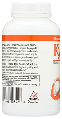 Kyolic, Garlic With Calcium And Vitamins, 200 Capsules #TOP5