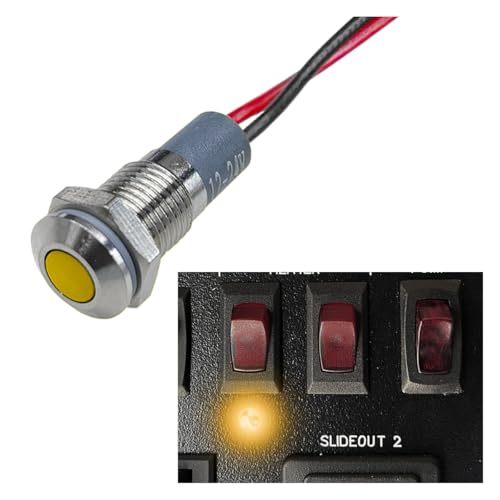 Lámpara LED indicadora de señal 8mm ZIMISI para auto 12V