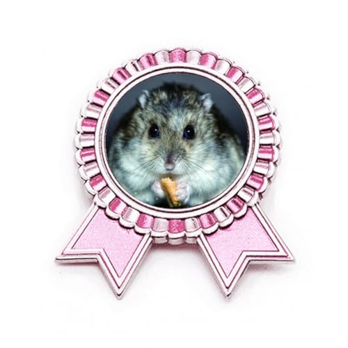 Broche rose pour hamster rat animal de compagnie métal M accessoire cage