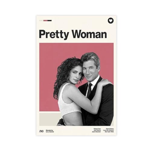Poster su tela vintage con immagine di pretty woman