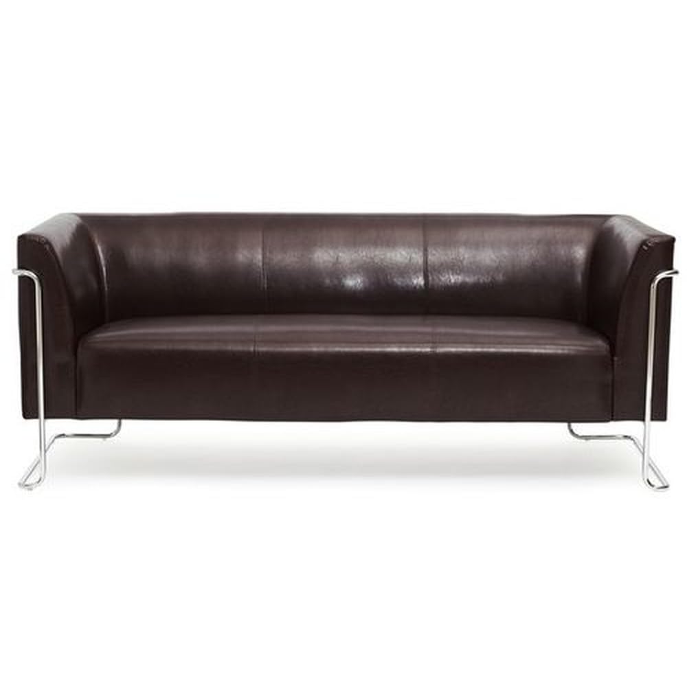 hjh OFFICE Lounge Sofa Curacao Kunstleder Braun