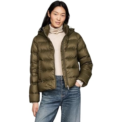 Veste Tommy Hilfiger Khaki Femme Cover