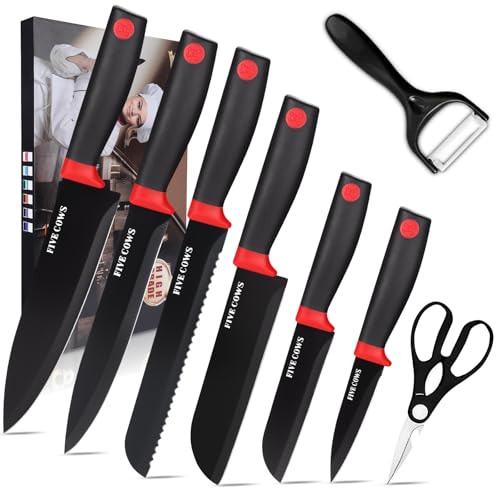 8-Piece Chef Knife Set - Ultra Sharp Premium German High