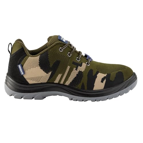 NEOSAFE Falcore A2016 Sports Line Safety Shoes, Lightweight with Steel Toe, (Black, ISI Marked)