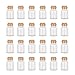 Produktbild Ankerkraut leeres Korkenglas, klein, 24 leere kleine Gewürzgläser, zum Abfüllen von Gewürzen, Kräutern oder Bonbons, großartiges Gastgeschenk, 170ml, Embossing