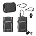 BOYA by-WM4 Pro K1 2.4G Sistema de micrófono inalámbrico (un transmisor + un Receptor) con Funda rígida Compatible con cámara DSLR Camcorder, Smartphone, PC, Tableta, entrevista de grabación de Audio