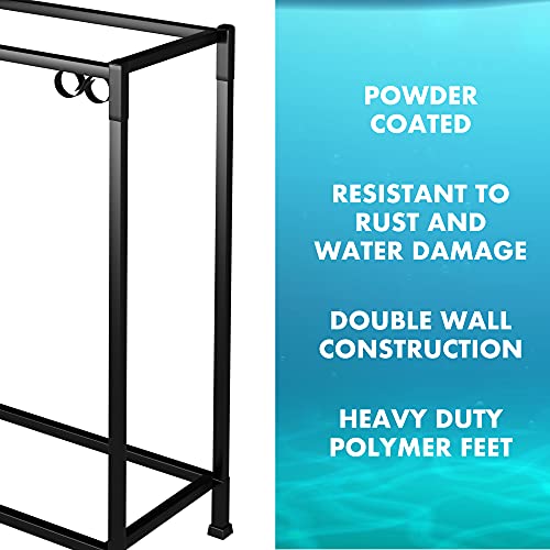 Titaneze 75 Gallon Double Aquarium Stand (2 Stands In 1), Fish Tank Stand, Bird Cage Stand, 50.5" W X 32" H X 18.5" D #TOP3